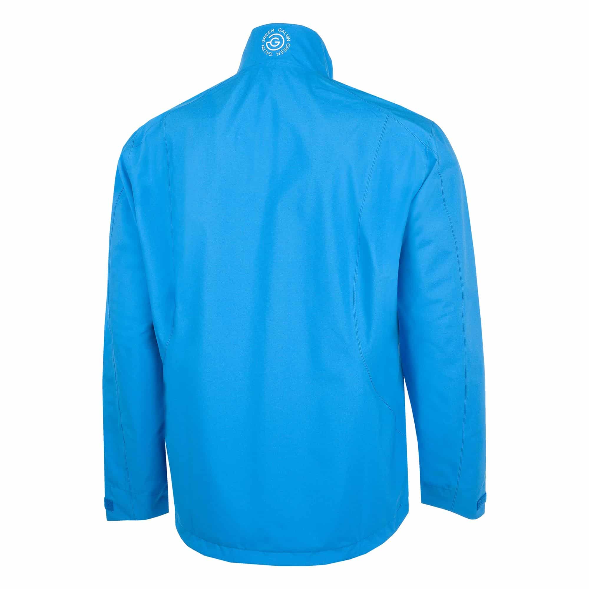Galvin Green Arvin Paclite Gore-Tex Mens Waterproof Golf Jacket Blue/White